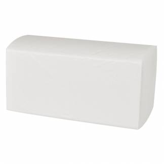 Håndklædeark 2-lags multi fold 23x24cm 11,5cm hvid 100% genbrugspapir