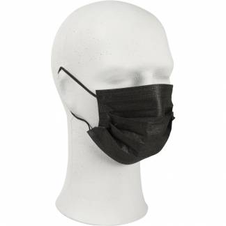 Ansigtsmaske med øreelastikker type IIR 3-lags sort