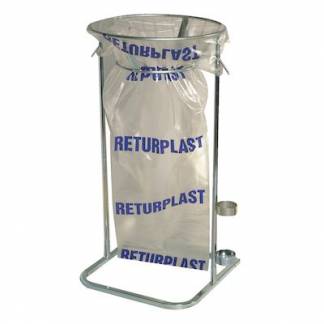 Affaldsstativ til plastopsamling 240 liter stål her. stor onlineshop! Affaldsstativ