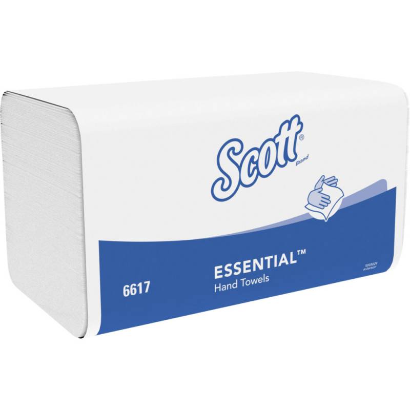 Scott Håndklædeark 20x21x10,50cm V-Fold hvid