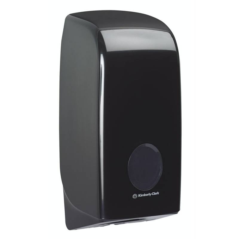 Kimberly-Clark plastdispenser til toiletpapir i ark Mini Aquarius sort