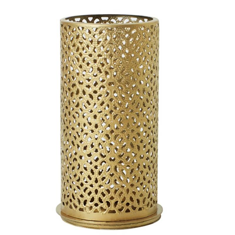 Duni Bliss lysestage 14cm Ø7,5cm metal guld