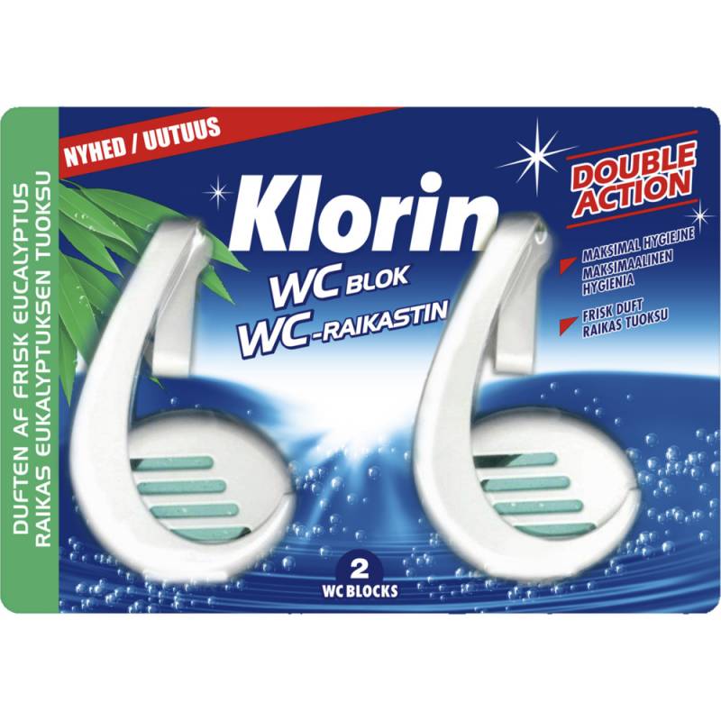 Klorin Toiletfrisker dobbeltpakning