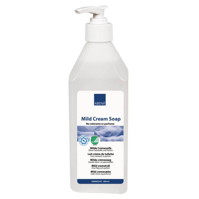 Mild Cremesæbe Svanemærket 600 ml uden farve og parfume