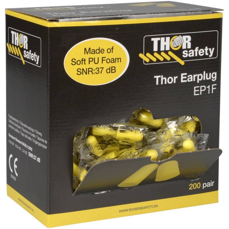 Thor Ørepropper SNR 37 dB hørebeskyttelse