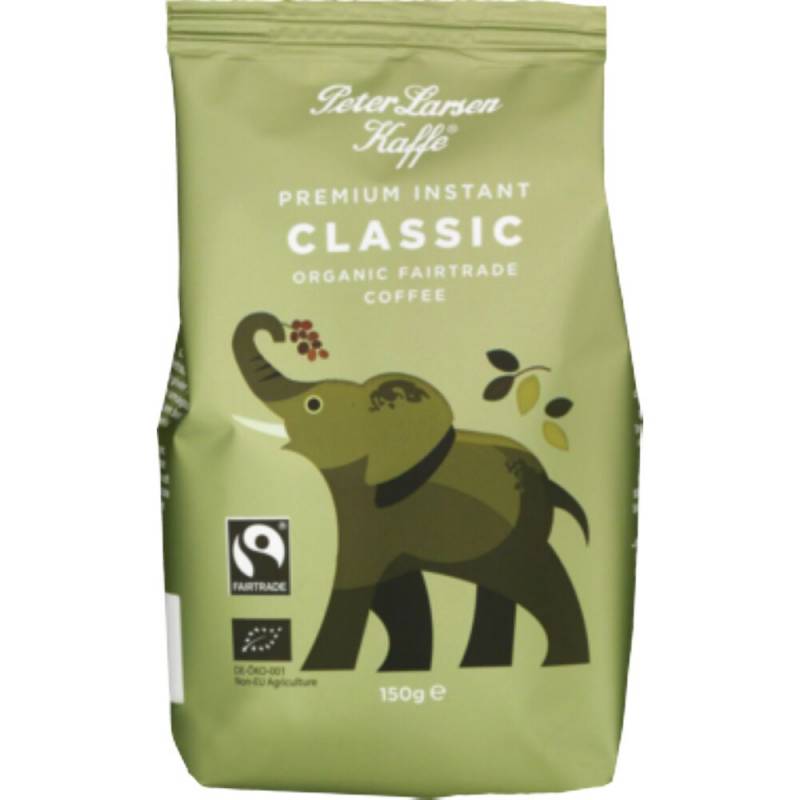 Peter Larsen Classic Økologisk Fairtrade Instant kaffe 150g