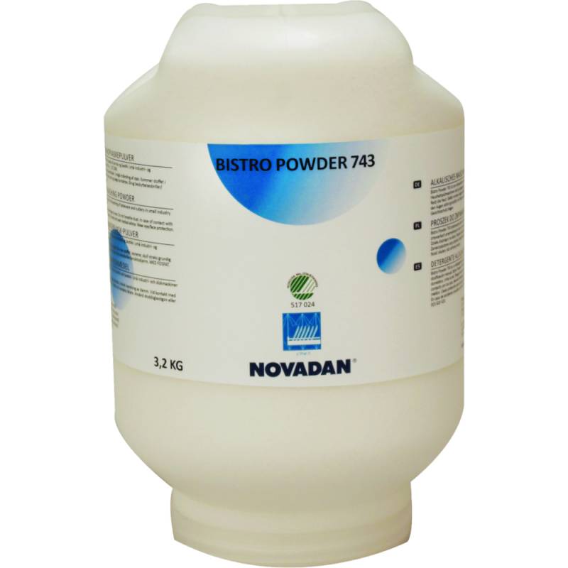 Novadan Bistro Powder 743 maskinopvask alusikker 3,2 kg