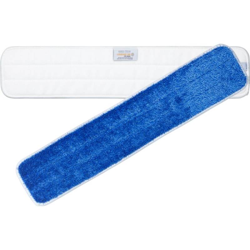T&oslash;r- fugt- og v&aring;dmoppe mikrofiber/polyester 60cm med velcro hvid