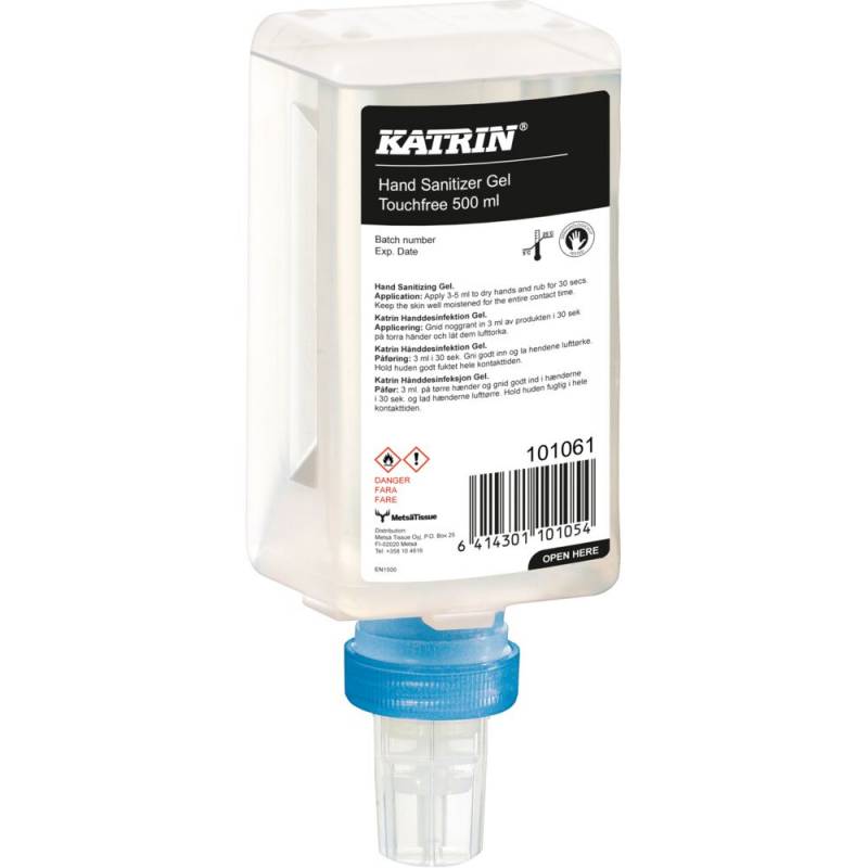 Katrin H&aring;nddesinfektionsgel 500 ml 80% ethanol klar