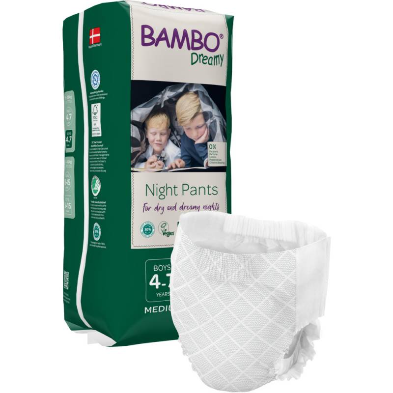 Bambo Dreamy Night børne bukseble 4-7 år dreng 15-35 kg