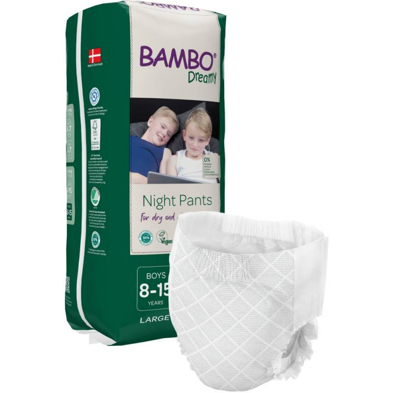 Bambo Dreamy Night børne bukseble 8-15 år dreng 35-50 kg