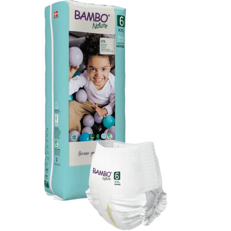 Bambo Nature ECO svanemærket børne bleer høj pakke Str.6 til +15 kg