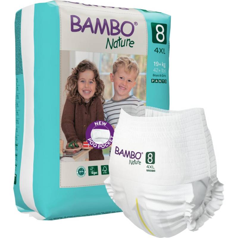 Bambo Nature B&oslash;rneble Str. 8 bukseble milj&oslash;m&aelig;rket til 19+ kg