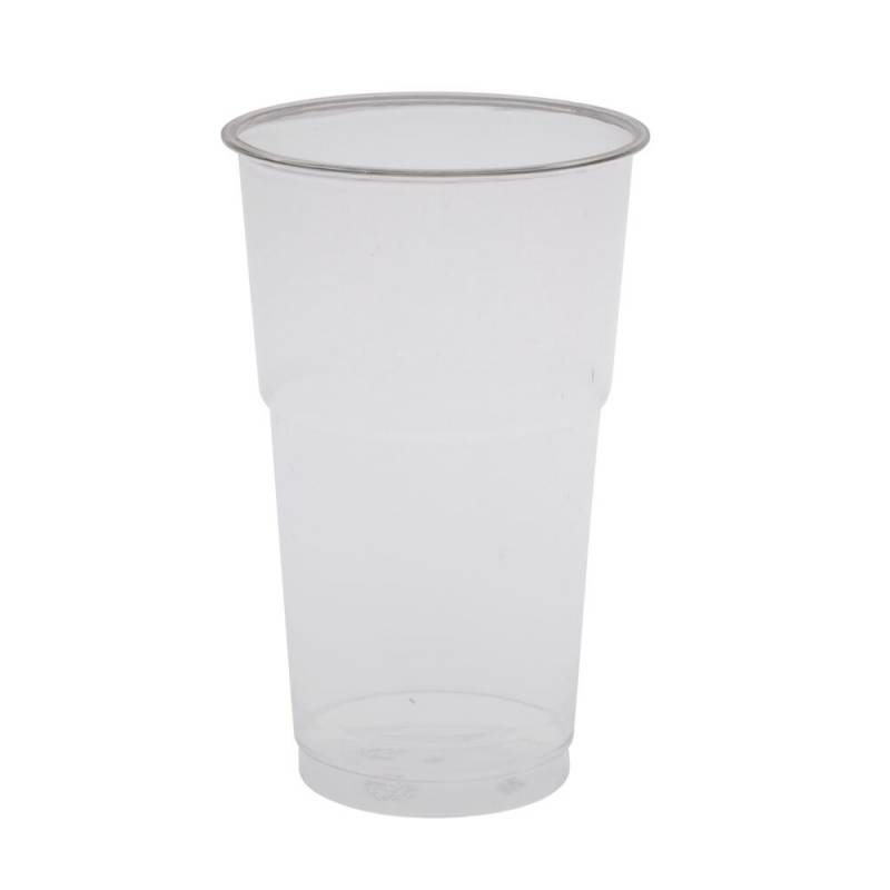 Gastro drikkeglas with a step 12,8cm Ø7,82cm 30cl 35cl RPET klar
