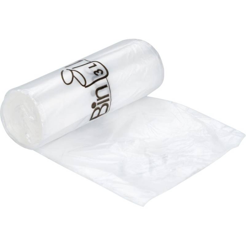 Bin-Line spandepose med stjernebund 3 liter LLDPE/virgin 29x35cm klar