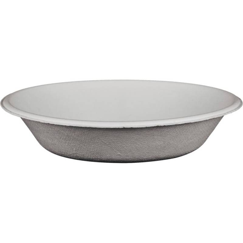 Gastro dyb fibertallerken &Oslash;18,9cm 680ml sukkerr&oslash;r hvid