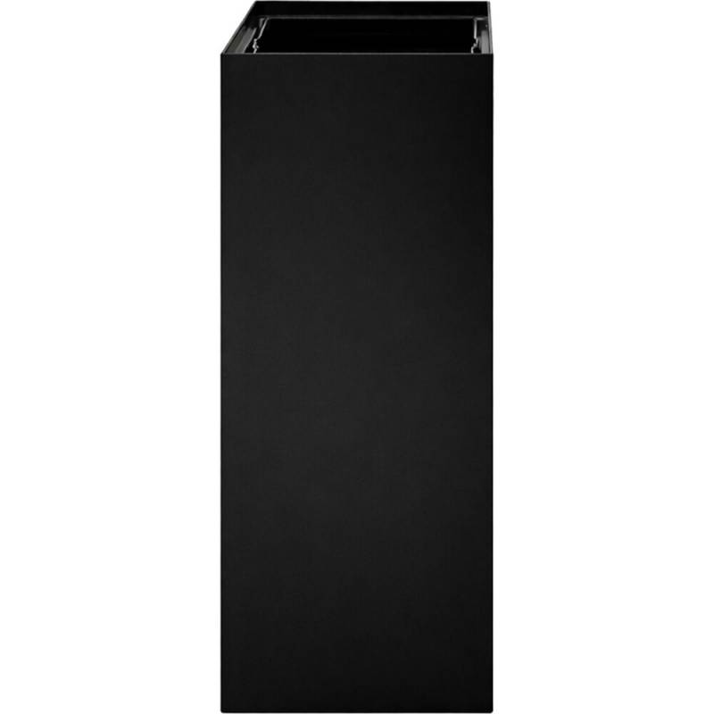 V-Part Affaldsspand pulverlakeret st&aring;l 60 liter modulopbygget til kildesortering sort