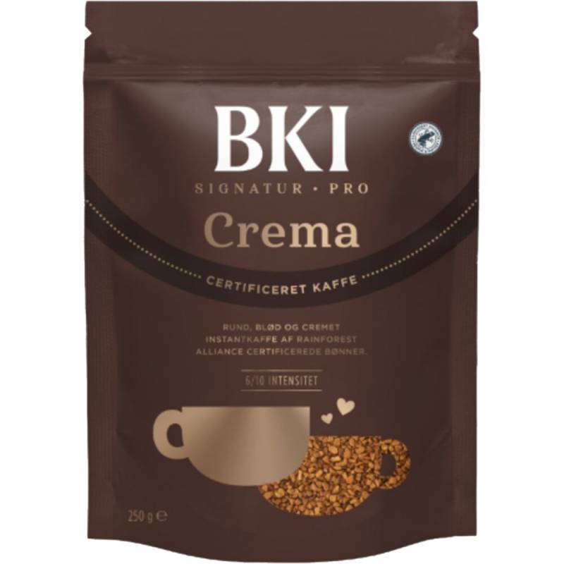 BKI Crema Kaffe instant 250 g i pose