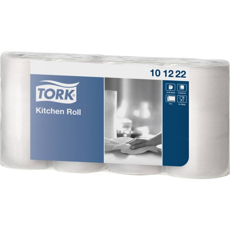 Tork Plus Køkkenrulle 2-lags 16,6mx20,9cm Ø10,4cm 101222 hvid