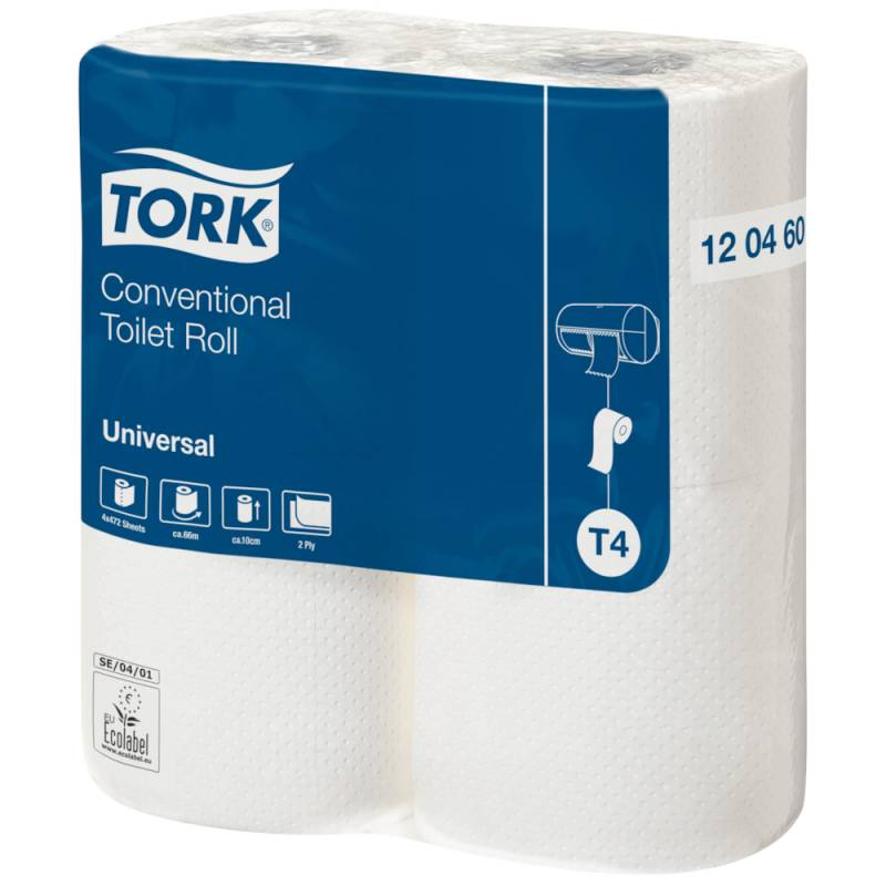 Tork toiletpapir T4 Universal 2-lags 120460 natur