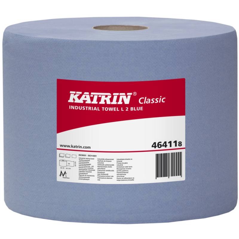 Katrin Værkstedsrulle Classic 2-lags 22cmx380m blå 