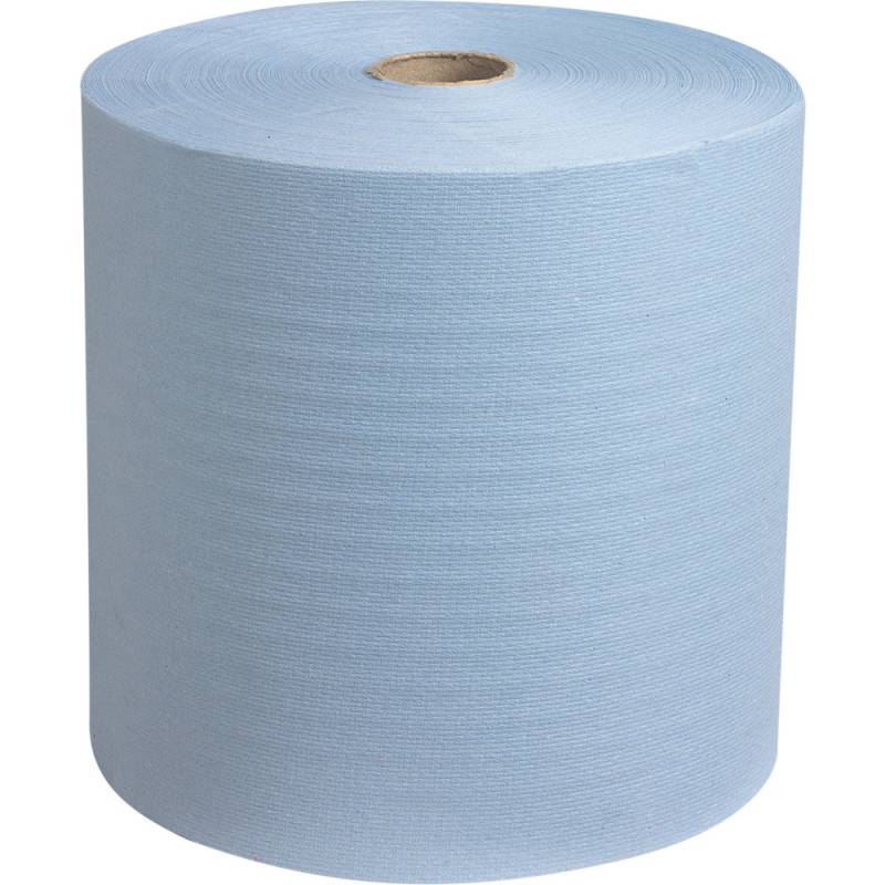 Kimberly Clark håndklæderulle 1-lags med hylse 20cmx304m blå