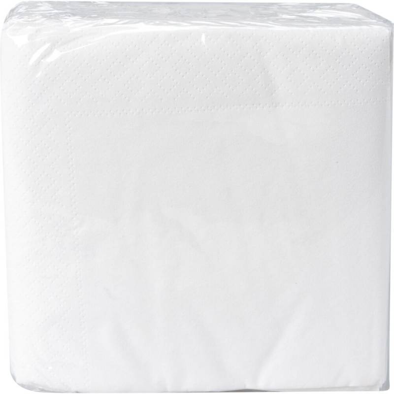 Gastro kaffeserviet 3-lags 1/4 fold 24x24cm nyfibeber hvid