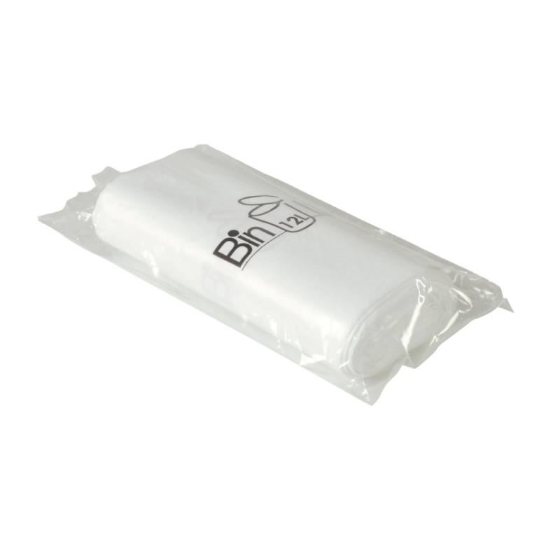 Bin-Line affaldspose LLDPE 10 my 44,50x54 cm 15 liter hvid, 20 stk