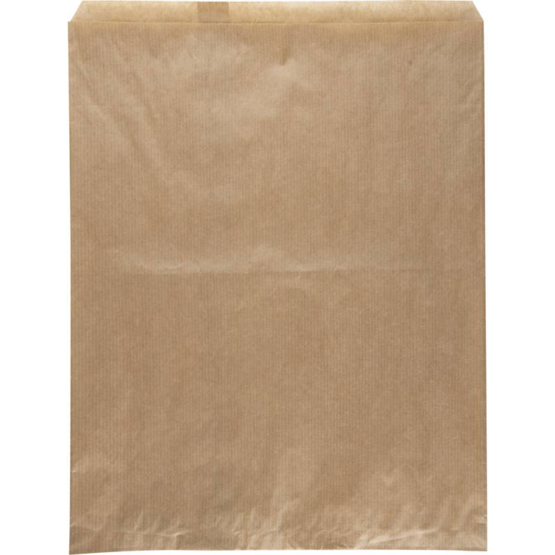 Brødpose uden rude papir 3kg 30x37cm brun