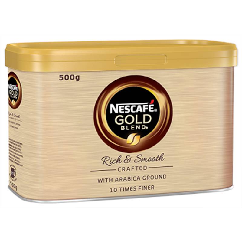 Nescafé instant kaffe Gold Blend, dåse 500g