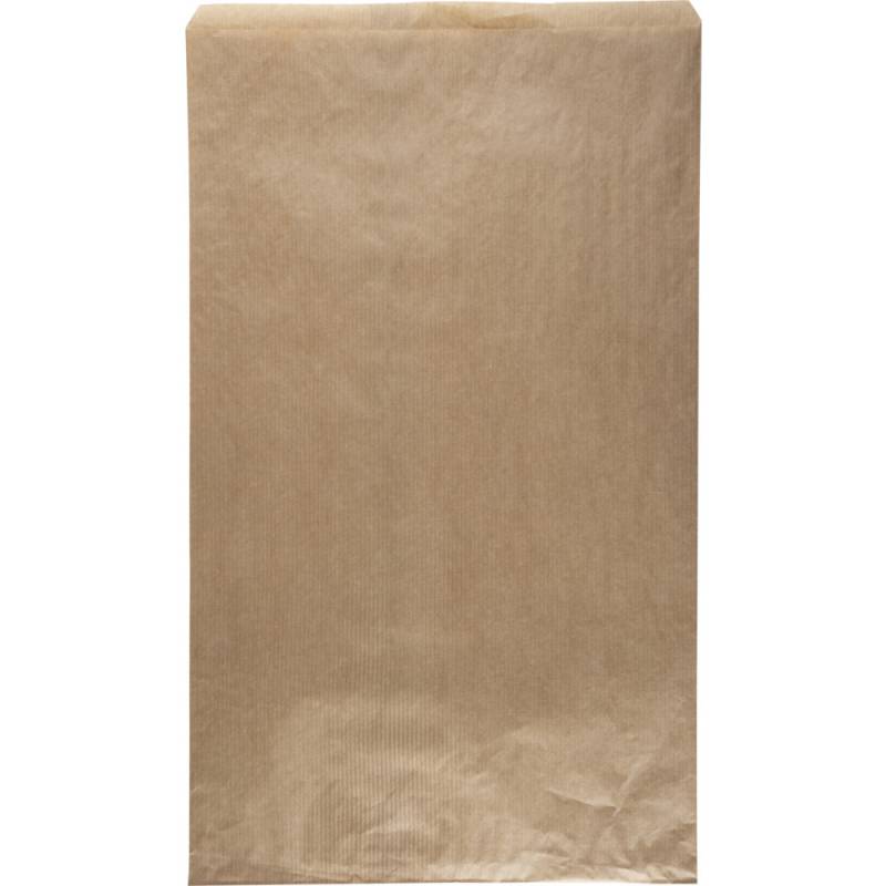 Brødpose 45,5x27cm 40g papir uden rude engangs brun. 