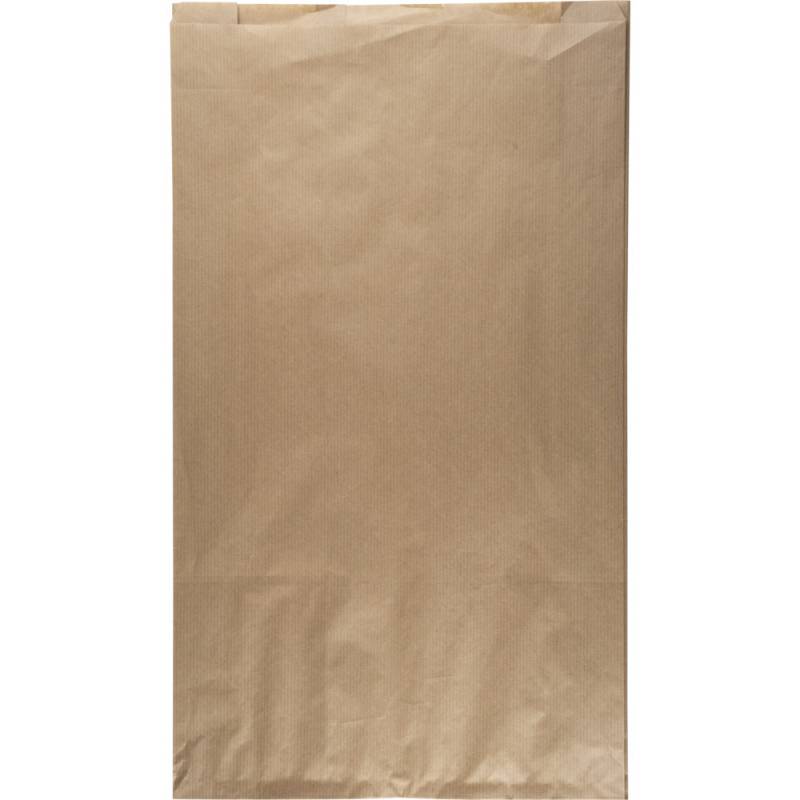 Brødpose brun papir med sidefals, 31x53,50cm til fødevarer