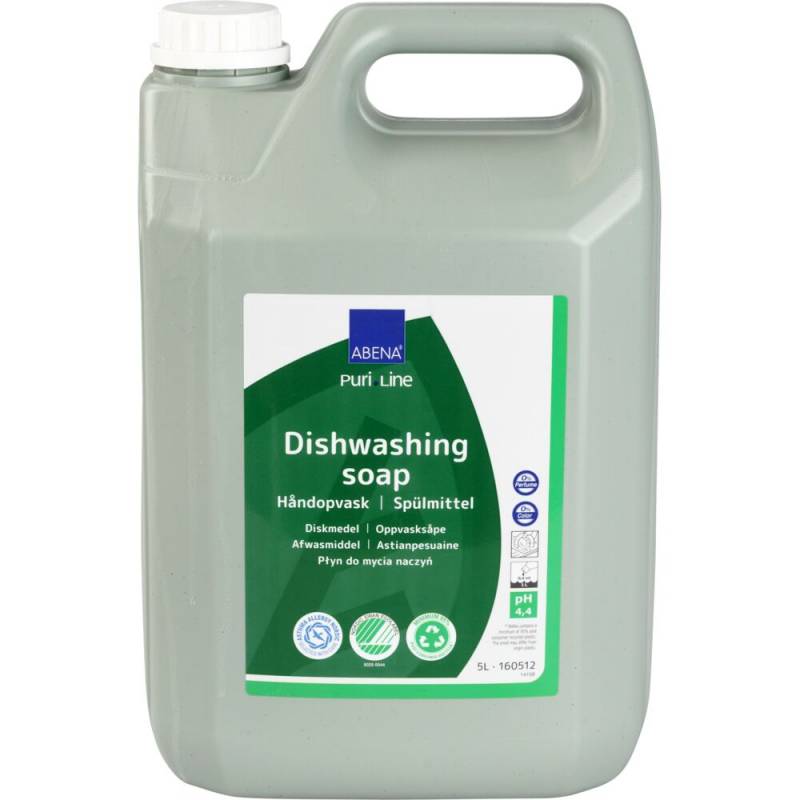 Puri-Line Opvaskemiddel, 5 l, uden farve og parfume