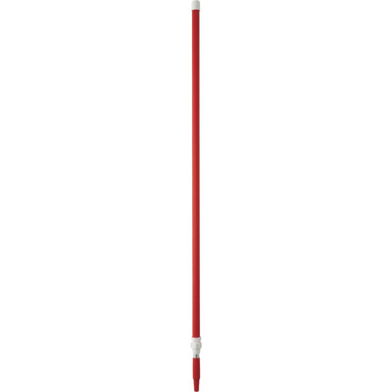 Vikan Teleskopskaft med gevind rød PP/aluminium 158-278 cm rød