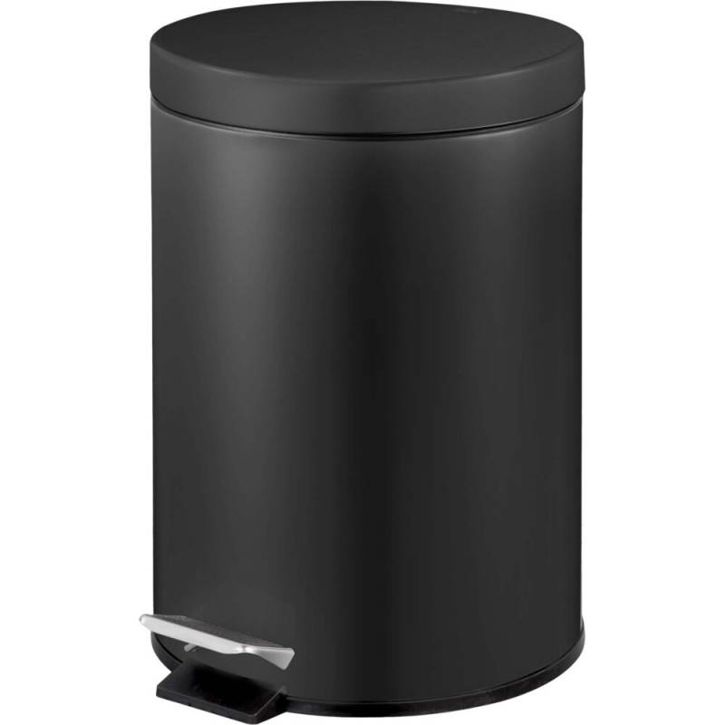 EKO pedalspand i st&aring;l med inderspand 5 liter sort