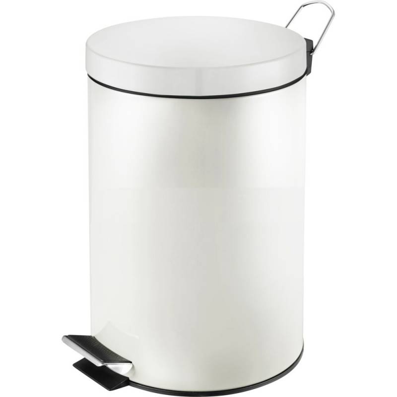 EKO pedalspand i st&aring;l 20 liter hvid