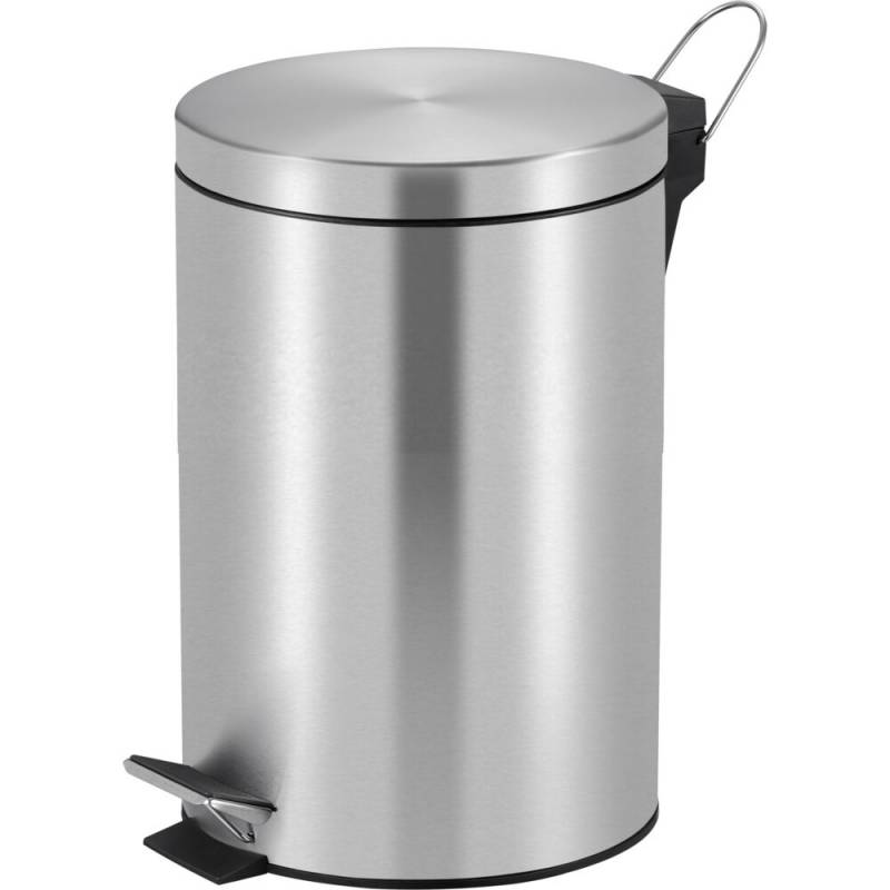 EKO V-Part pedalspand med inderspand 20 liter mat st&aring;l