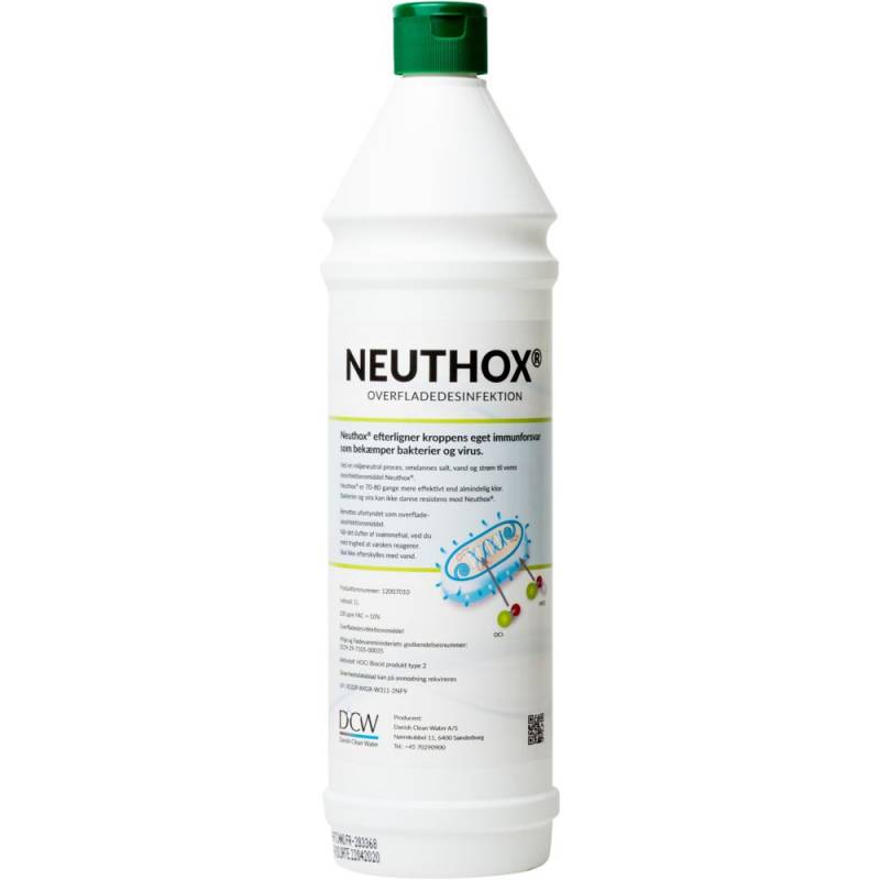 Neuthox overfladedesinfektion 1000 ml flaske Hypoklorsyre
