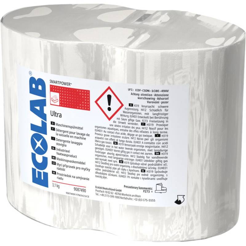 Ecolab Apex Ultra maskinopvask med klor 3,1 kg