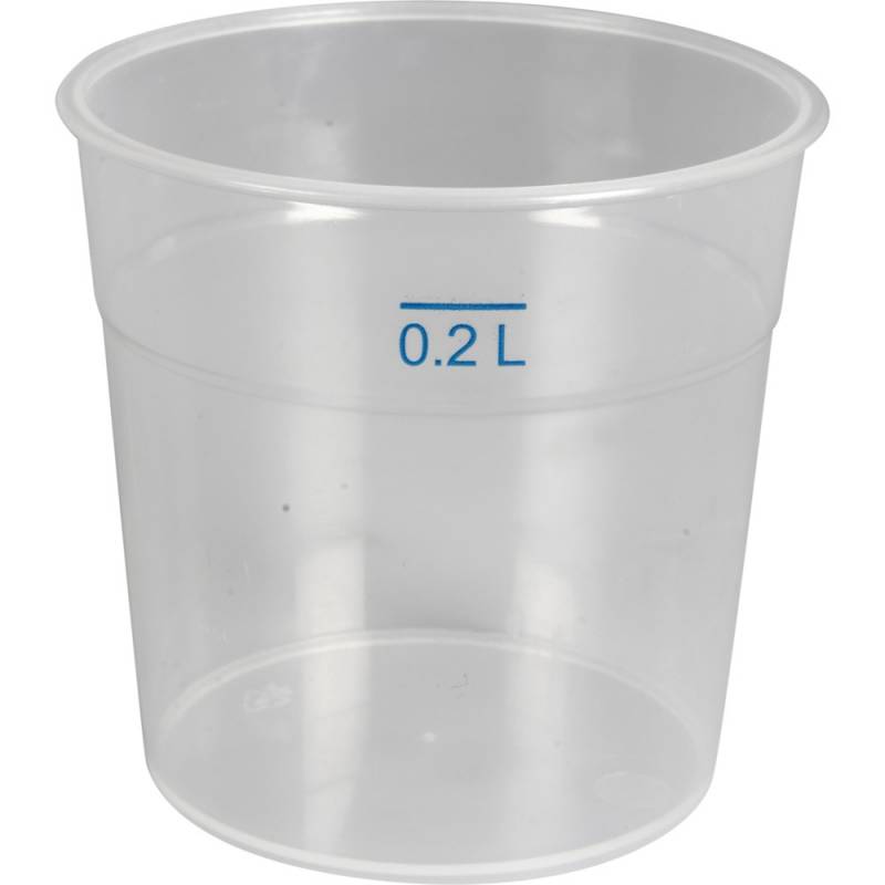 Gastro flergangsdrikkeglas PP 7,5cm Ø8cm 20 cl klar