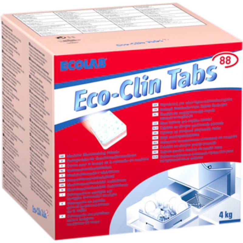 Ecolab Eco-Clin Tabs 88 opvasketabs uden klor, 200 stk