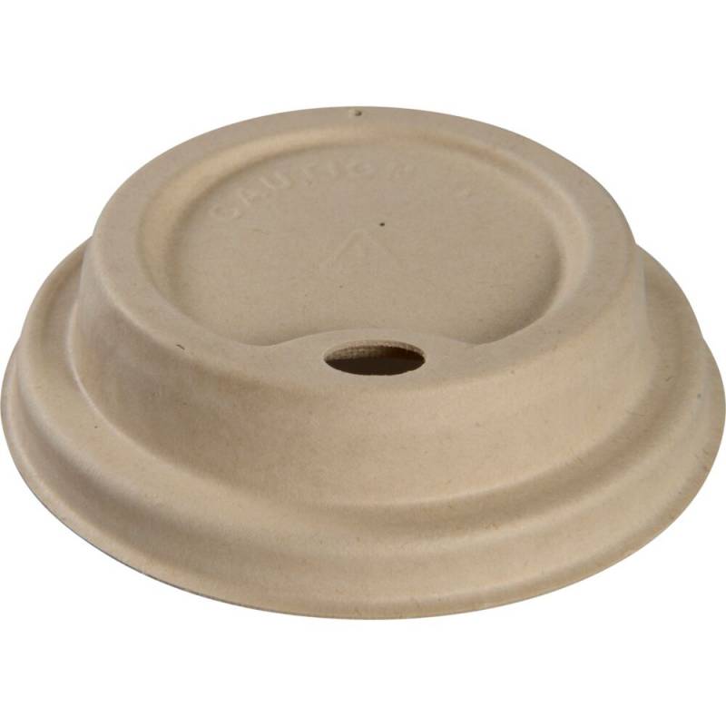 Gastro drikkel&aring;g bagasse komposterbar &Oslash;8cm brun
