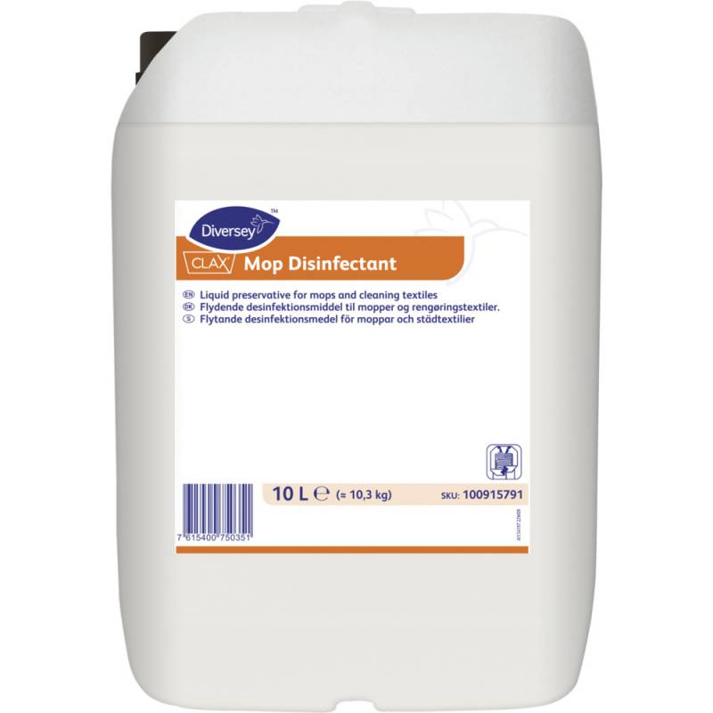 Diversey CLAX Mop Disinfectant Desinfektionsmiddel 10 liter