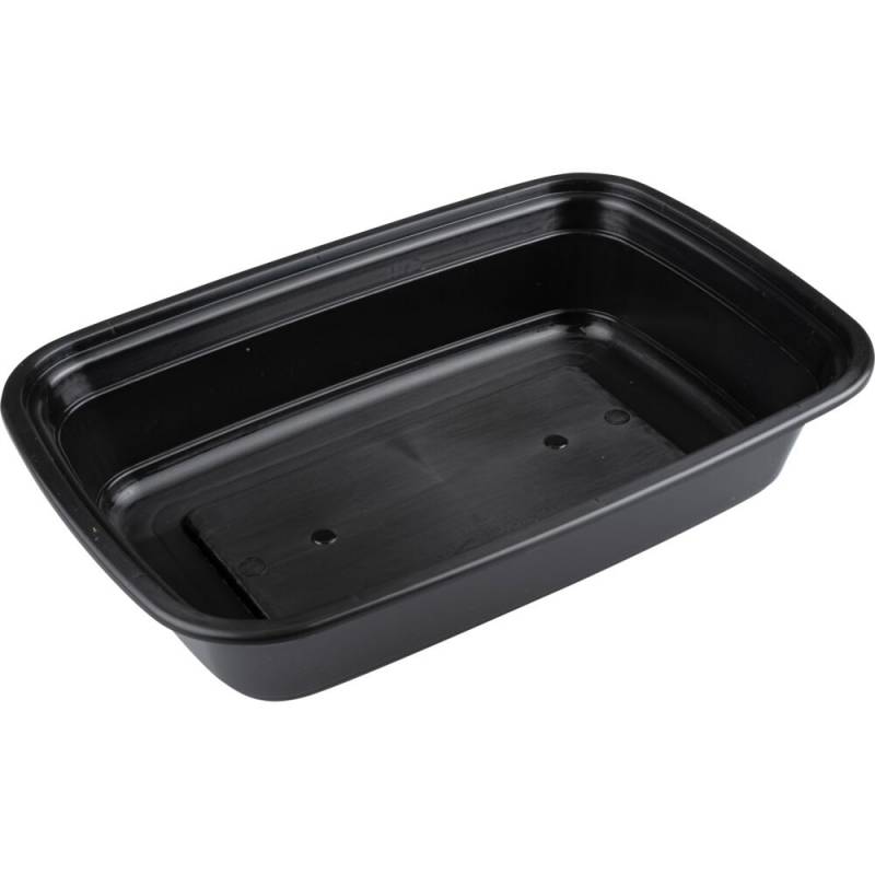 Cater-Line flergangs take away bakke 22,4x15x4,8cm 1000ml PP 1-rums sort