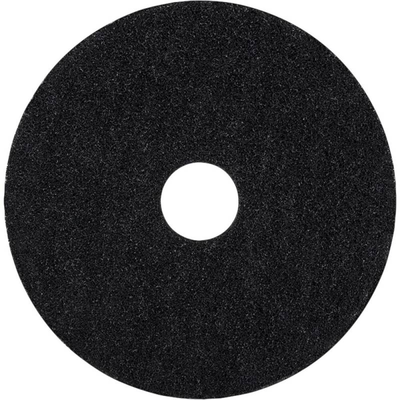 Gulvrondel 12" Ø305mm genanvendt PET fiber til grovere vådskuring sort