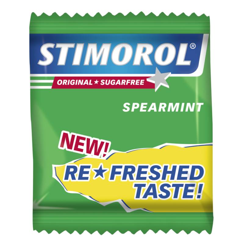 Stimorol tyggegummi spearmint original sukkerfri, 2 stk pakning