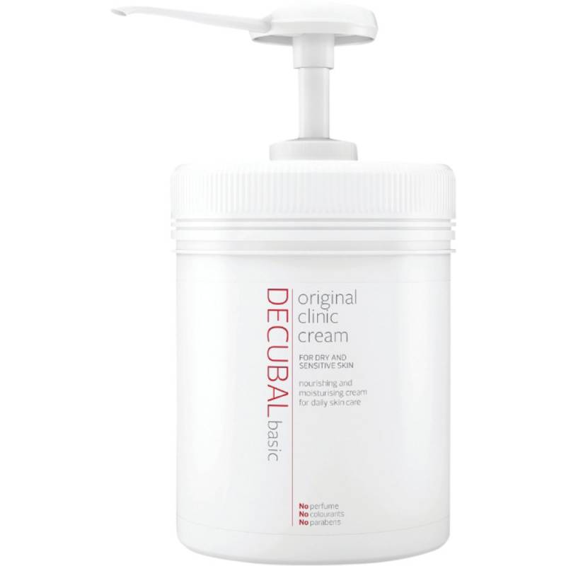 Decubal Clinic hudcreme 1000 ml uden farve og parfume 38% fedt
