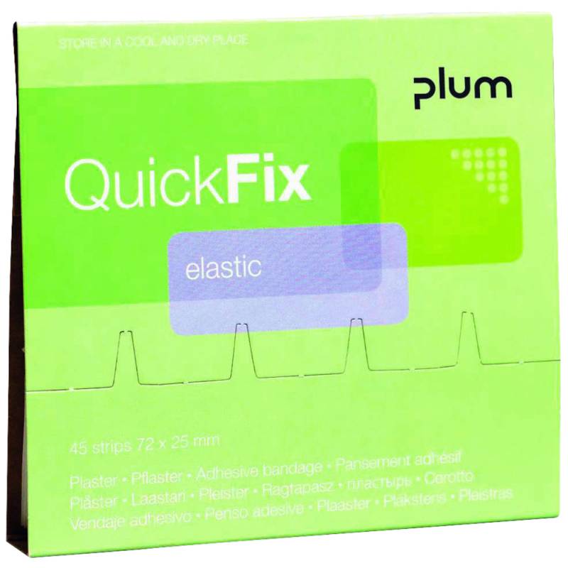 Plum QuickFix hæfteplaster refill 2,50x72x25mm beige