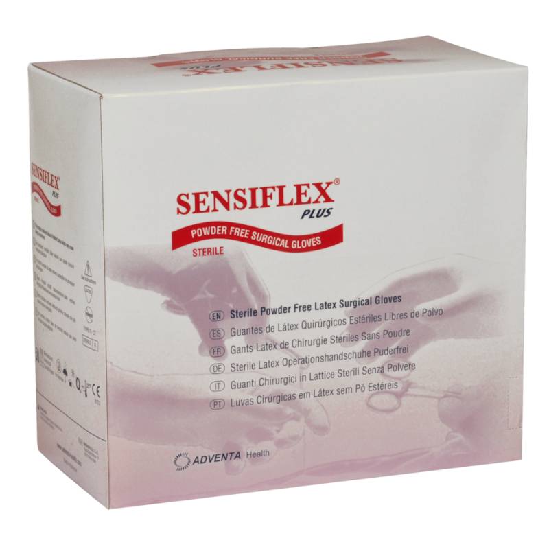 Operationshandske Sensiflex Plus 9 latex pudderfri nature