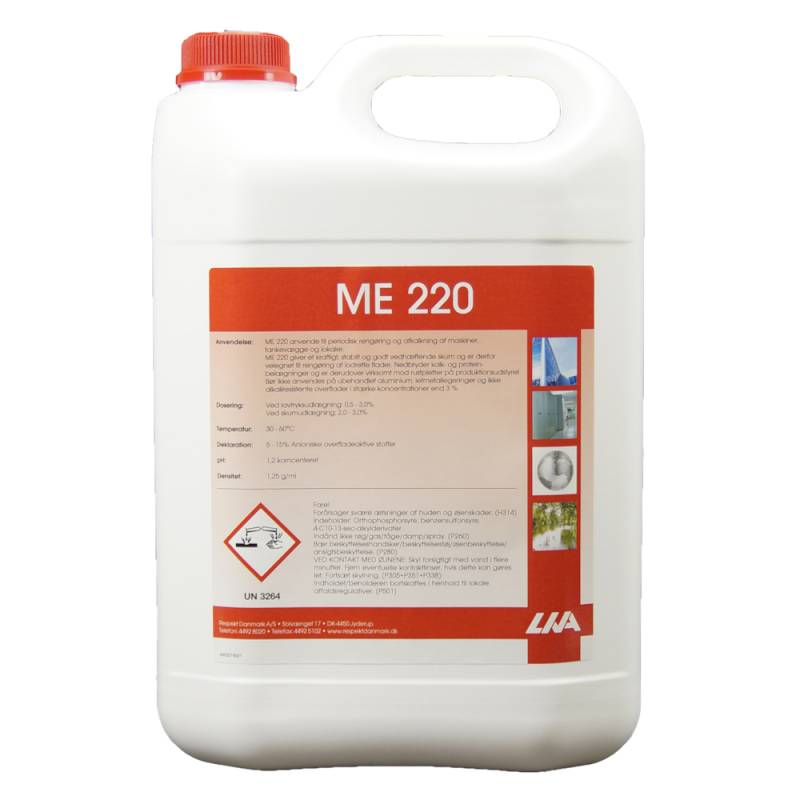 ME 220 Skumrengøring pH 1,2 surt 5 liter